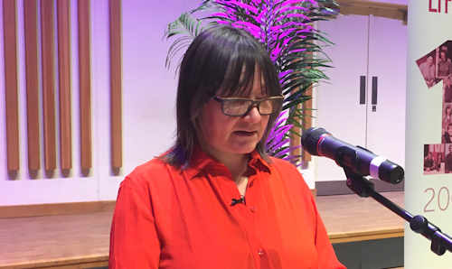 Ali Smith at Manchester Literature Festival event