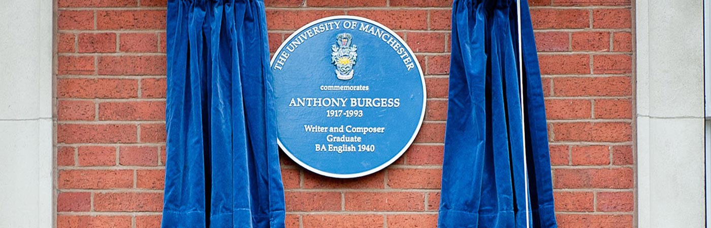 Anthony Burgess blue plaque